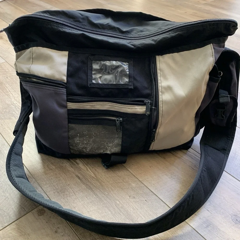 L.L. Bean inside worn